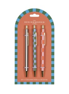 Комплект от 3 химикалки Adopo - райета и карета